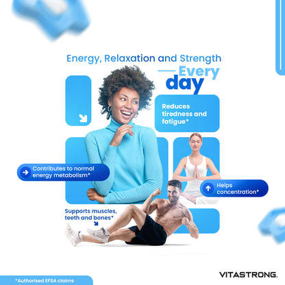COMPLEXE DE MAGNÉSIUM 5 en 1 - 150 CPR 400 MG VITASTRONG