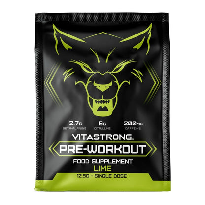 Pre-Workout Single Shot - Instant Strength, Power & Endurance- VITASTRONG