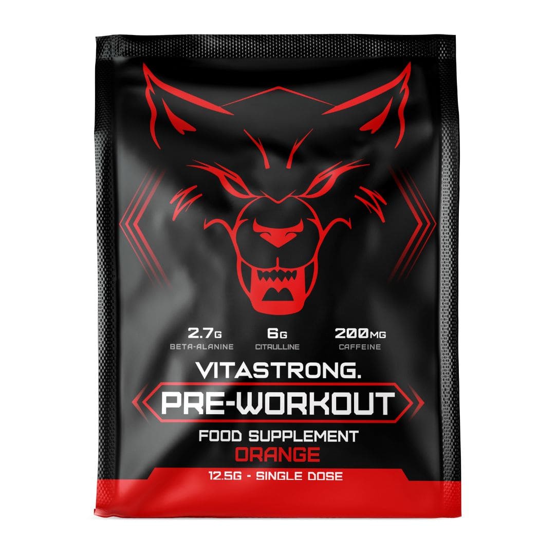 Pre-Workout Single Shot - Instant Strength, Power & Endurance- VITASTRONG