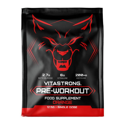 Pre-Workout Single Shot - Instant Strength, Power & Endurance- VITASTRONG