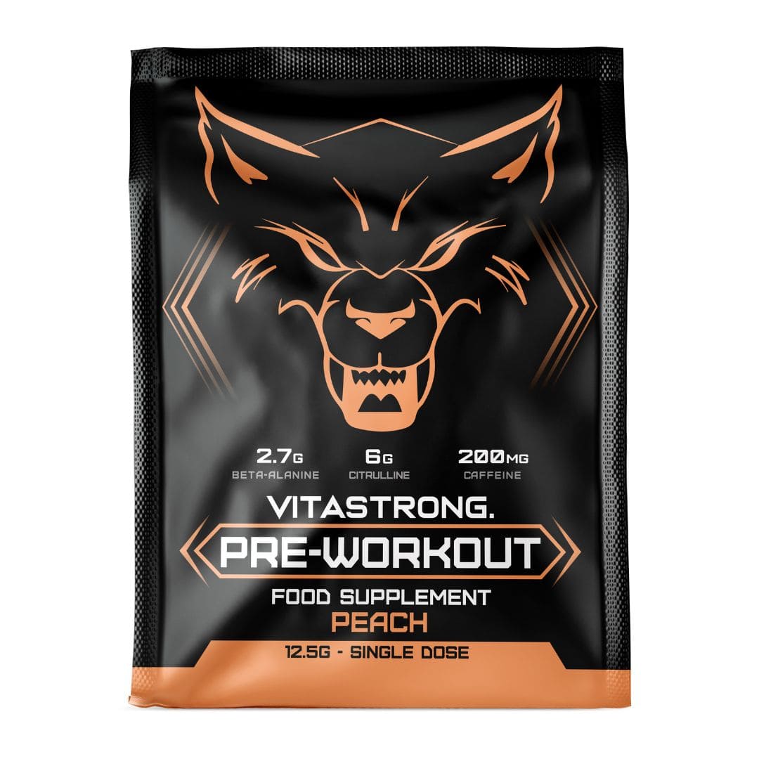 Pre-Workout Single Shot - Instant Strength, Power & Endurance- VITASTRONG