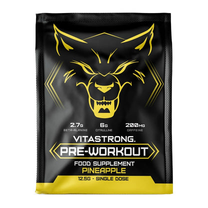Pre-Workout Single Shot - Instant Strength, Power & Endurance- VITASTRONG